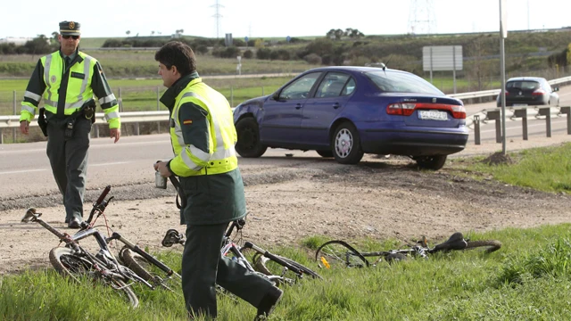 Atropello de ciclistas Archivo
