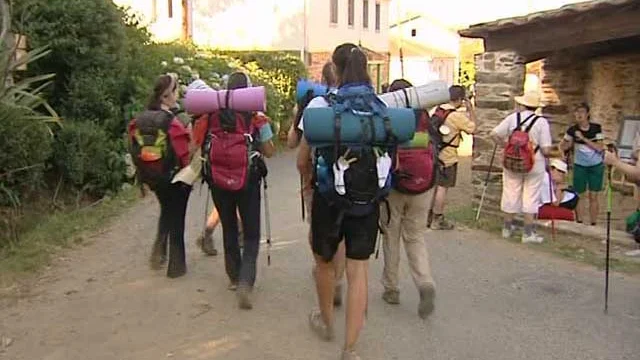 Peregrinos en el Camino de Santiago