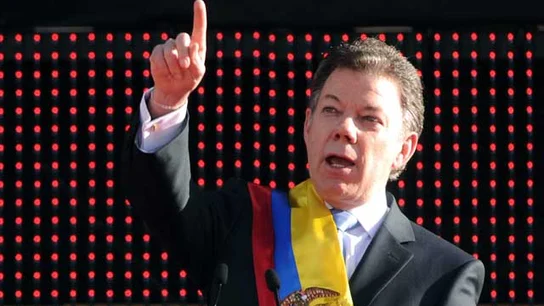 El presidente de Colombia Juan Manuel Santos El presidente de Colombia Juan Manuel Santos