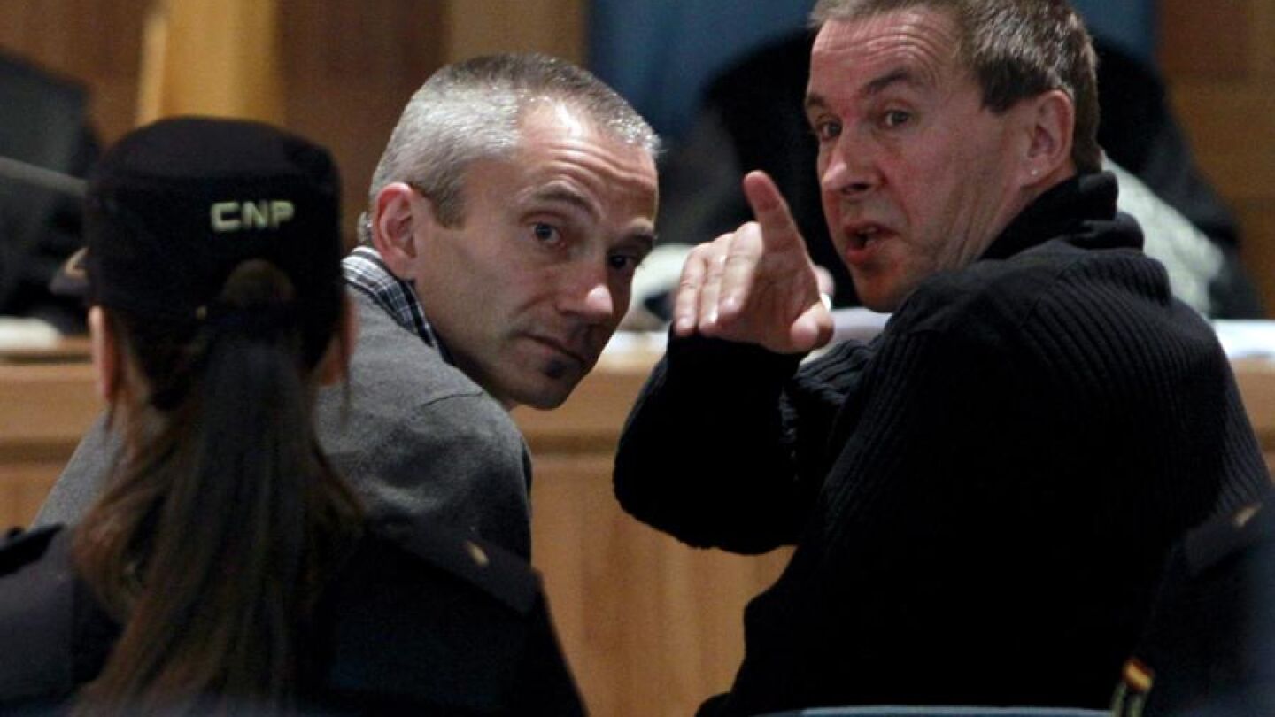 Arnaldo Otegi y Joseba Permach en la Audiencia Nacional
