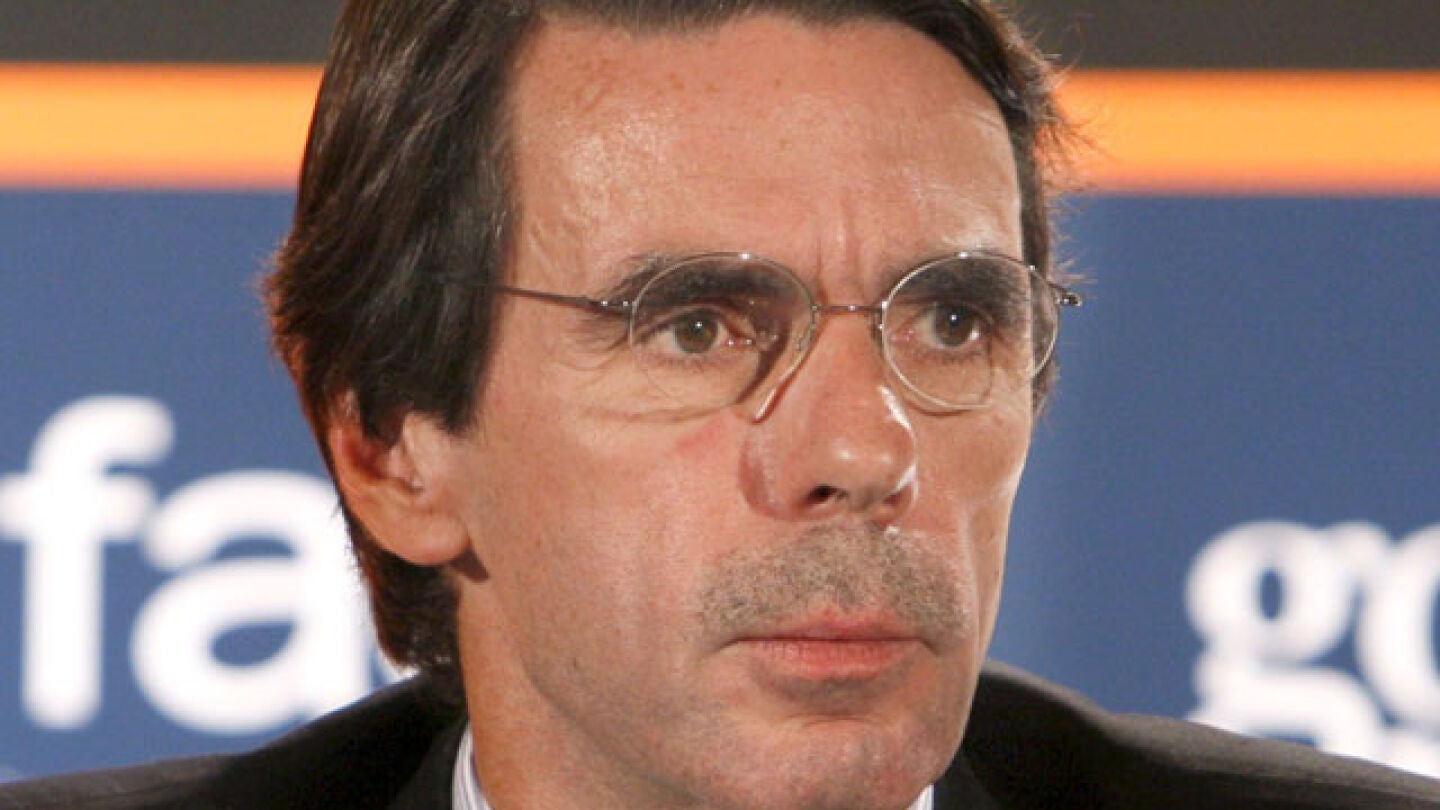 Aznar pide elecciones anticipadas