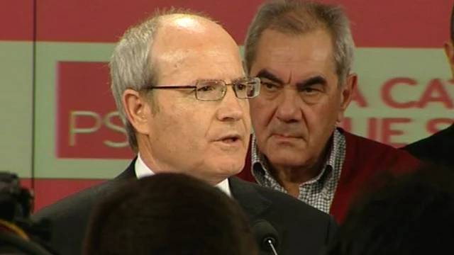 José Montilla en rueda de prensa José Montilla en rueda de prensa