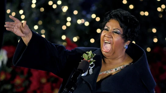 La cantante Aretha Franklin La cantante Aretha Franklin