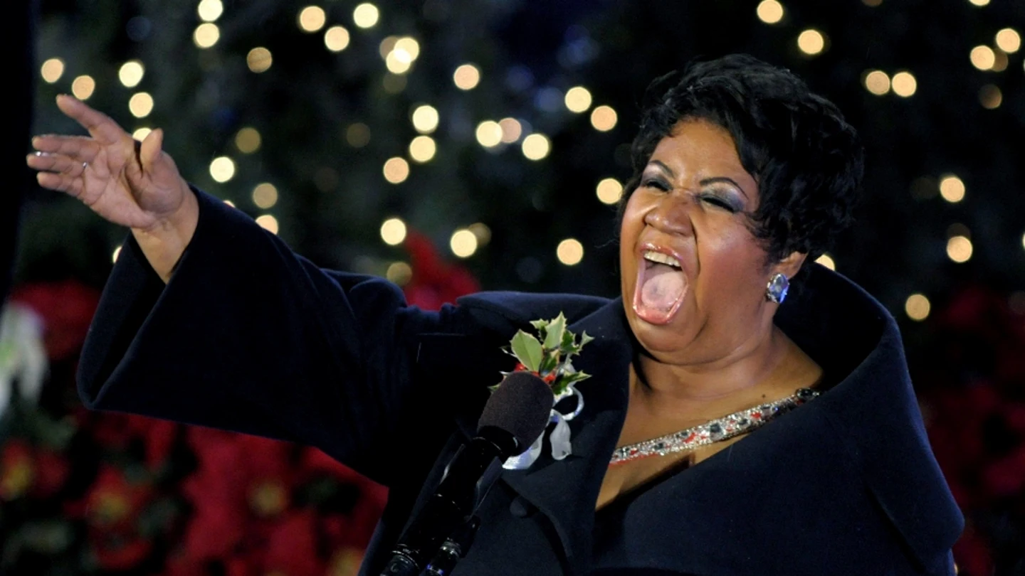 La cantante Aretha Franklin La cantante Aretha Franklin