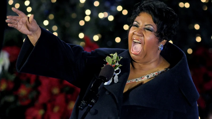 La cantante Aretha Franklin La cantante Aretha Franklin
