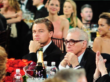 Di Caprio y Scorsese en los Globos de Oro Di Caprio y Scorsese en los Globos de Oro