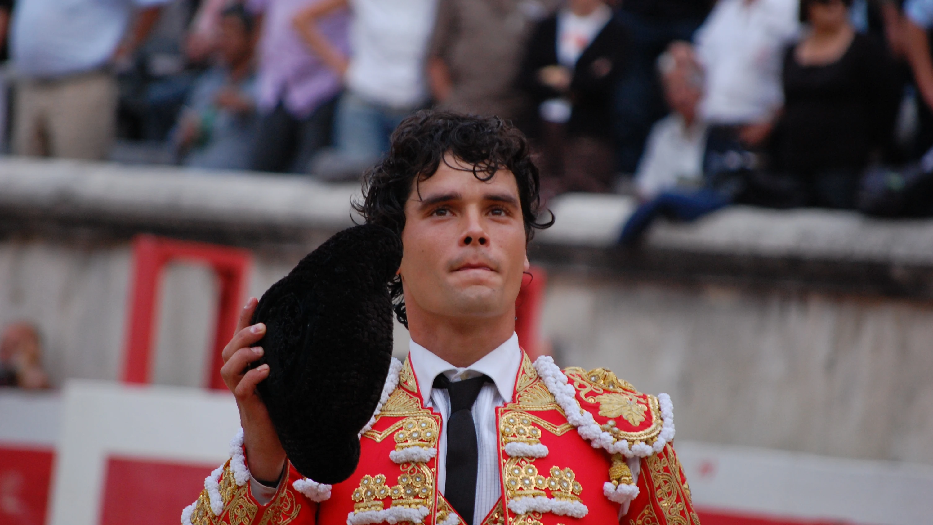 El torero Miguel Abellán durante un festejo taurino