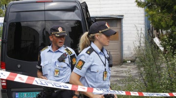 Imagen de archivo de policías en Oslo