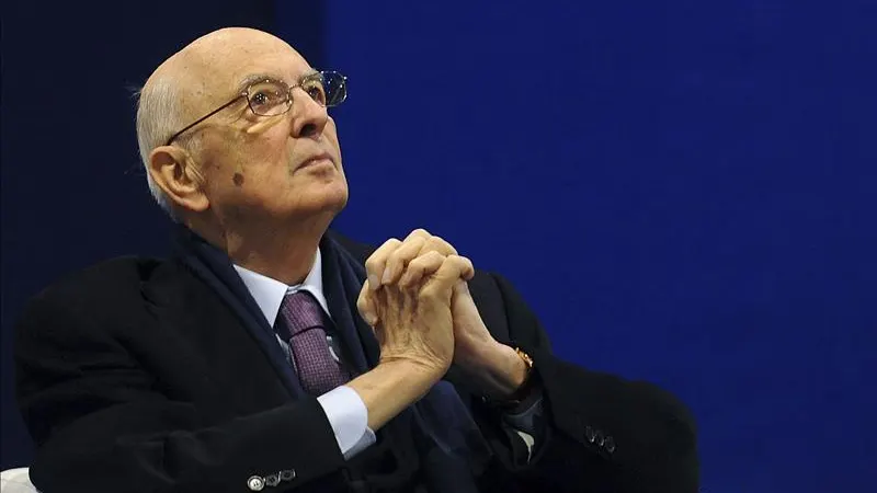 El presidente de la Rep&uacute;blica de Italia, Giorgio Napolitano