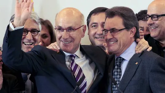 Duran Lleida junto a Mas Duran Lleida junto a Mas