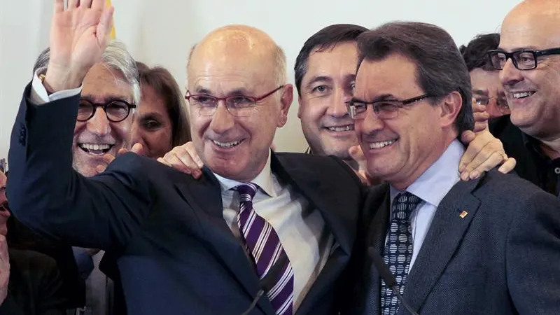Duran Lleida junto a Mas Duran Lleida junto a Mas