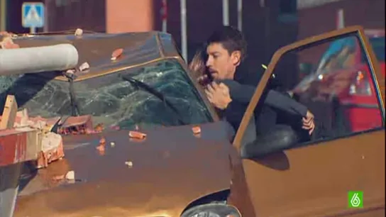 Ana y Jorge salvan a Lara Dibildos antes de que su coche explote Ana y Jorge salvan a Lara Dibildos antes de que su coche explote