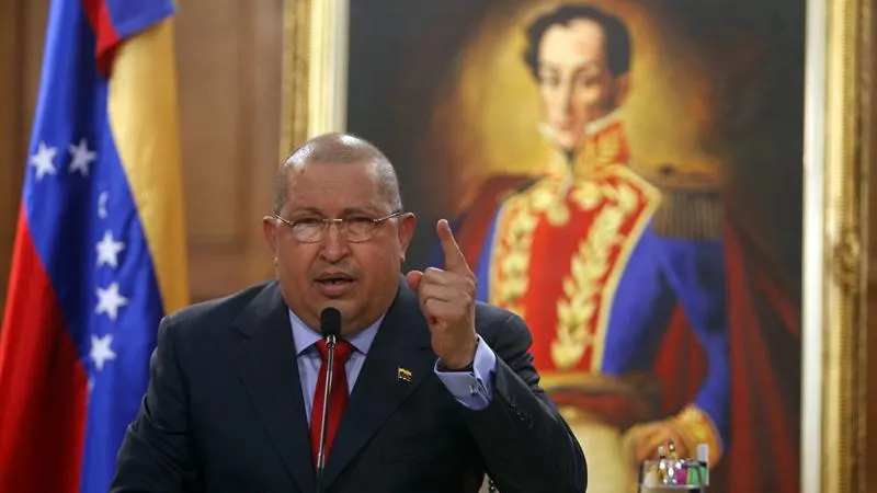 El presidente venezolano, Hugo Chávez