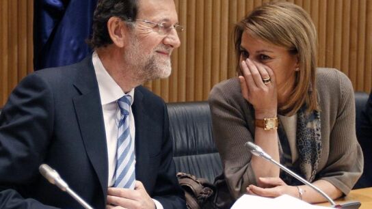 Mariano Rajoy y Mar&iacute;a Dolores de Cospedal