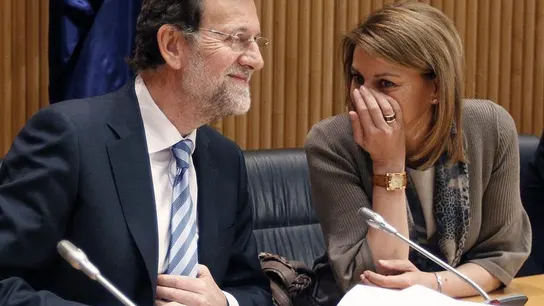 Mariano Rajoy y María Dolores de Cospedal Mariano Rajoy y María Dolores de Cospedal