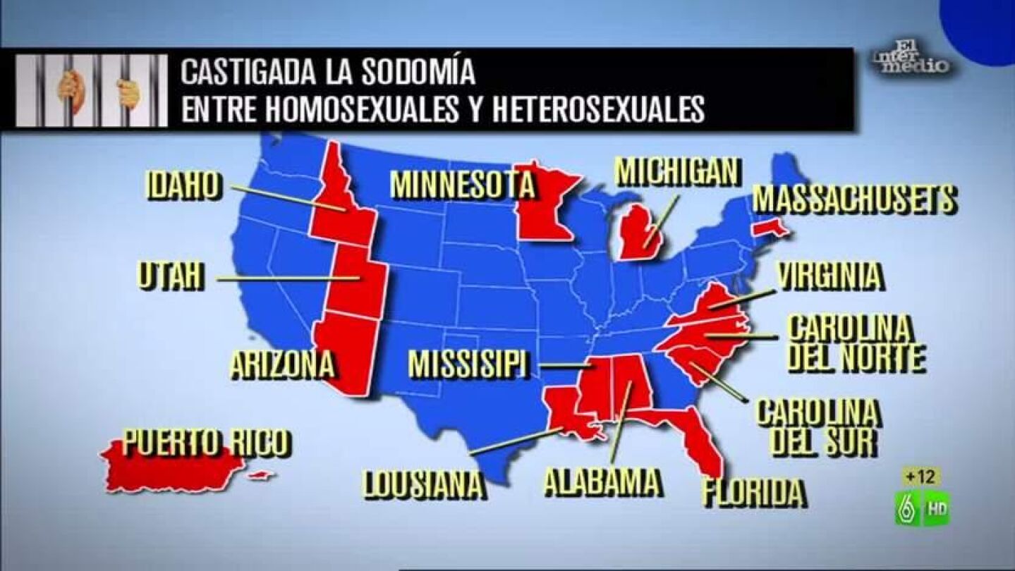 Imagen En EEUU a&uacute;n se castiga con pena de c&aacute;rcel las relaciones entre personas del mismo sexo