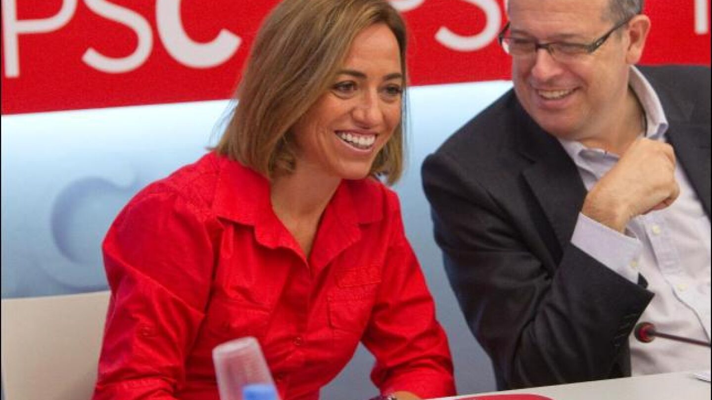 Carme Chacon y Jos&eacute; Esteve