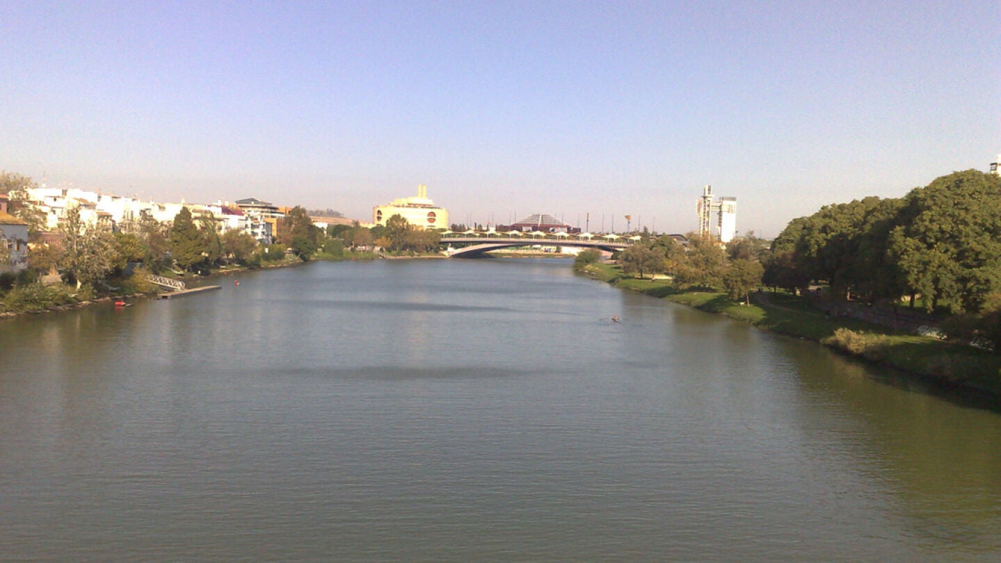 El r&iacute;o Guadalquivir de Sevilla
