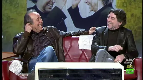 Imagen Sabina y Serrat sometidos a la TDT en El Intermedio Imagen Sabina y Serrat sometidos a la TDT en El Intermedio