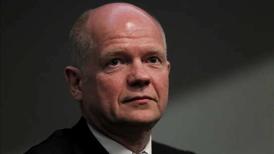 El ministro británico de Exteriores, William Hague El ministro británico de Exteriores, William Hague