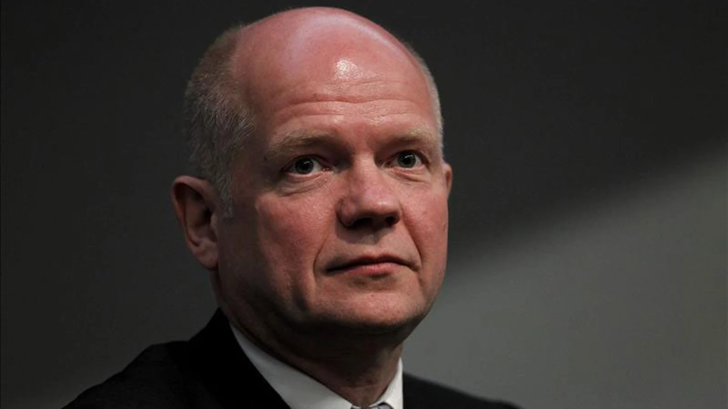 El ministro británico de Exteriores, William Hague El ministro británico de Exteriores, William Hague