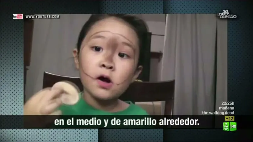 Imagen Clases de maquillaje impartidas por niños a trabes de Youtube