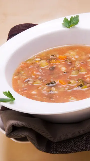 Sopa de picadillo Sopa de picadillo