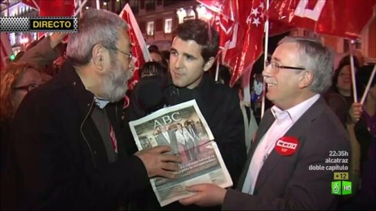 Imagen &iquest;Qu&eacute; seguimiento esperaban Toxo y C&aacute;ndido M&eacute;ndez antes de producirse la huelga general?