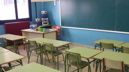 Clase de colegio vacía Clase de colegio vacía