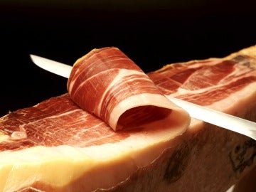 Corte de jamón serrano Corte de jamón serrano