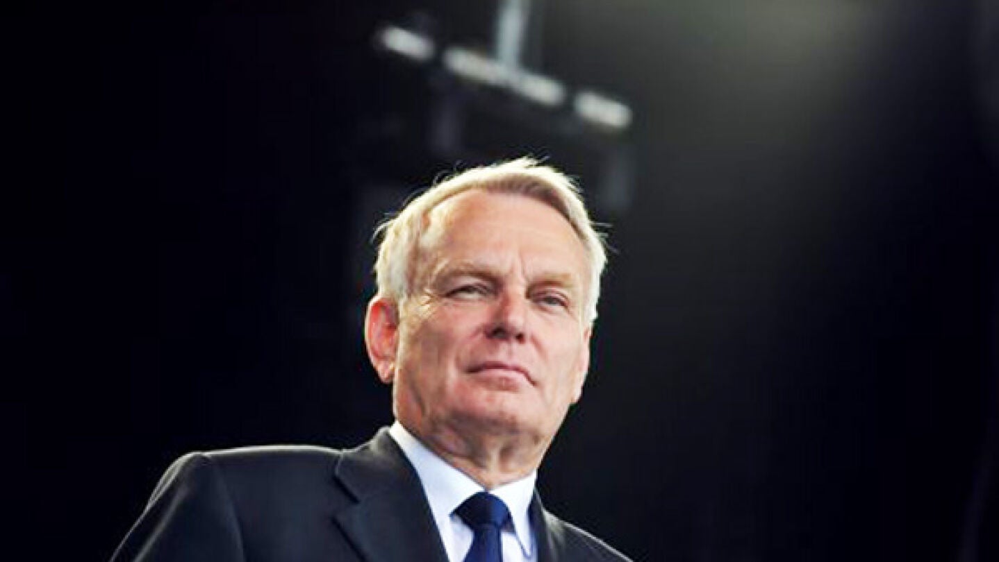 Imagen de archivo de Jean-Marc Ayrault, nombrado primer ministro por Hollande.
