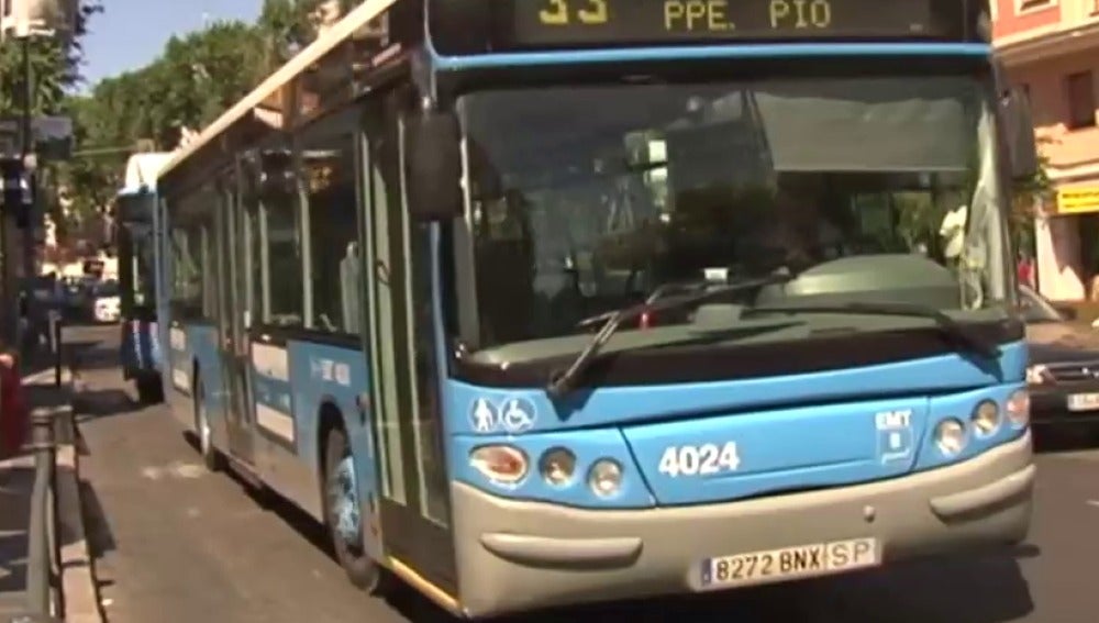 Captura autobús EMT Madrid