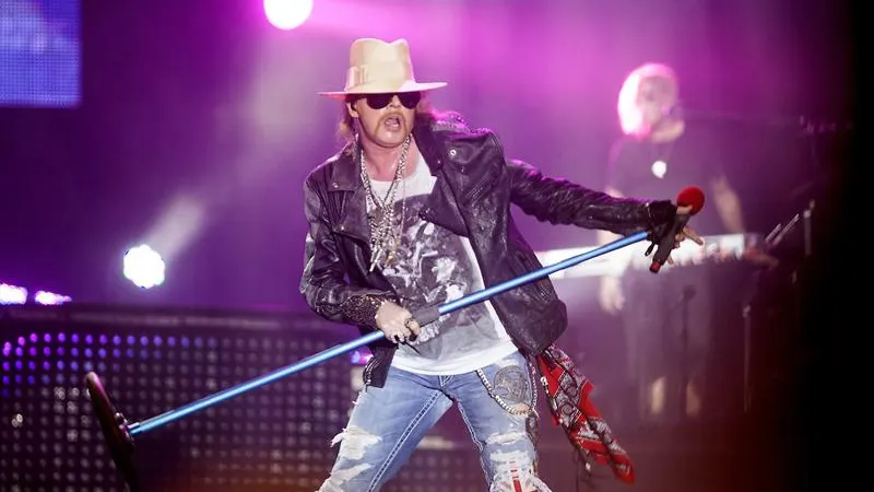 Axl Rose en el Costa de Fuego