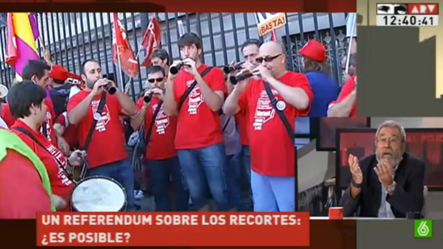 Candido M&eacute;ndez en Al Rojo Vivo