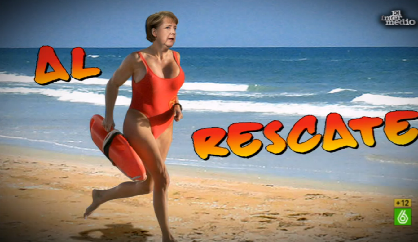 Angela Merkel al rescate Angela Merkel al rescate