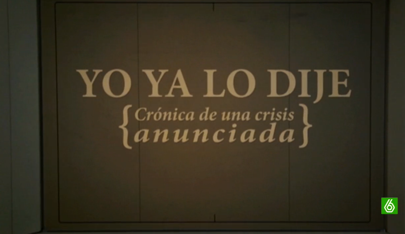 Yo ya lo dije
