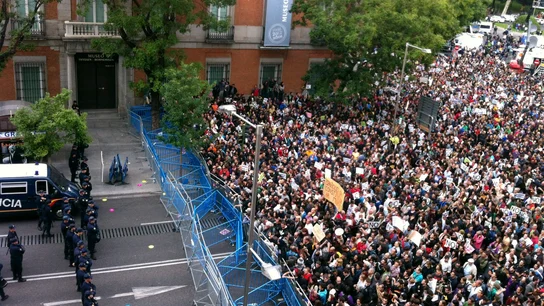 Manifestantes del 25S Manifestantes del 25S