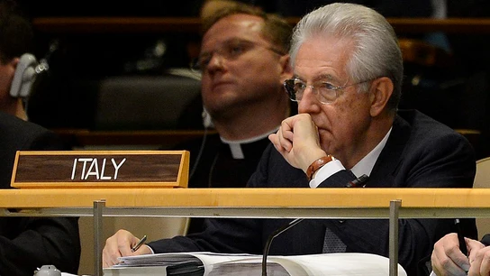 El primer ministro italiano, Mario Monti El primer ministro italiano, Mario Monti