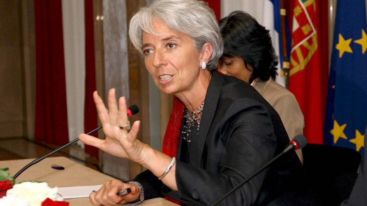 La directora gerente del FMI, Christine Lagarde.