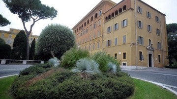 Vista del edificio de los juzgados del Vaticano.