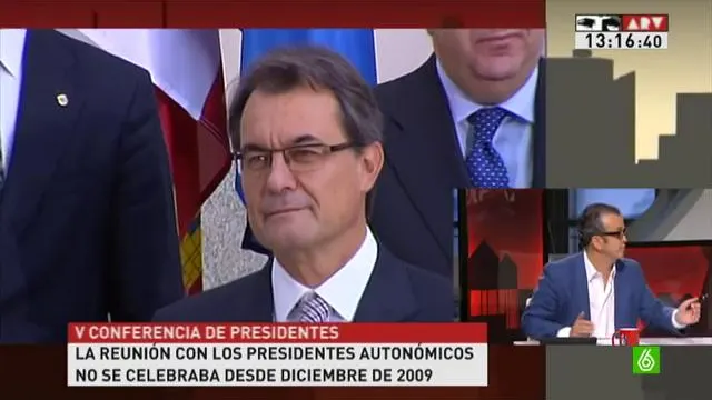 Mas en la Conferencia de Presidentes autonómicos Mas en la Conferencia de Presidentes autonómicos