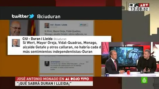 Monago en Al Rojo Vivo Monago en Al Rojo Vivo