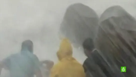 Rescate en plena tormenta en México Rescate en plena tormenta en México