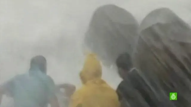 Rescate en plena tormenta en México