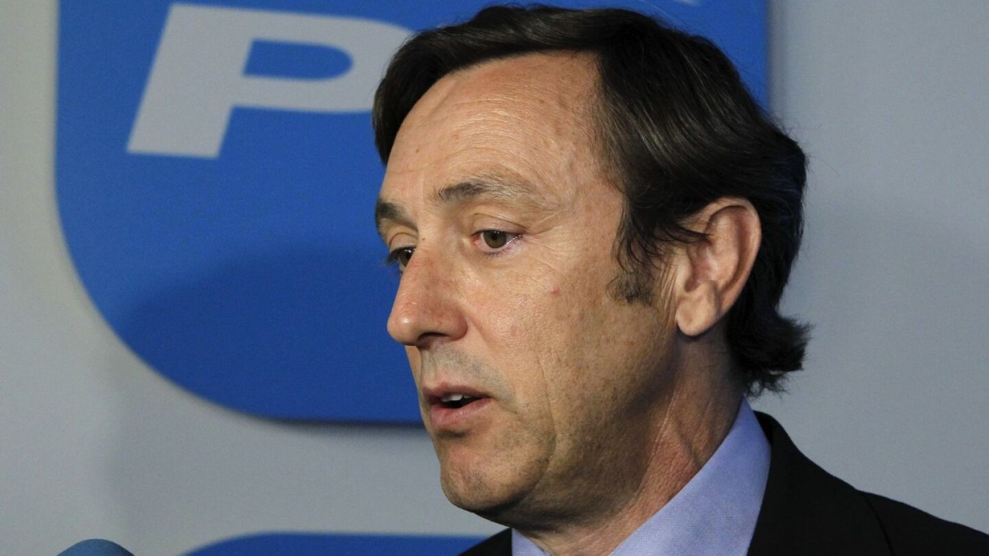 El portavoz adjunto del PP en el Congreso, Rafael Hernando. 