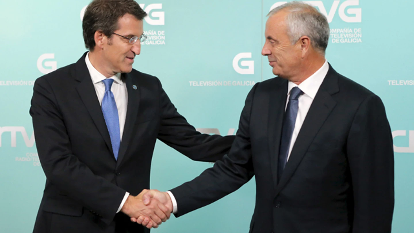Feijóo y Vázquez, antes del debate Feijóo y Vázquez, antes del debate