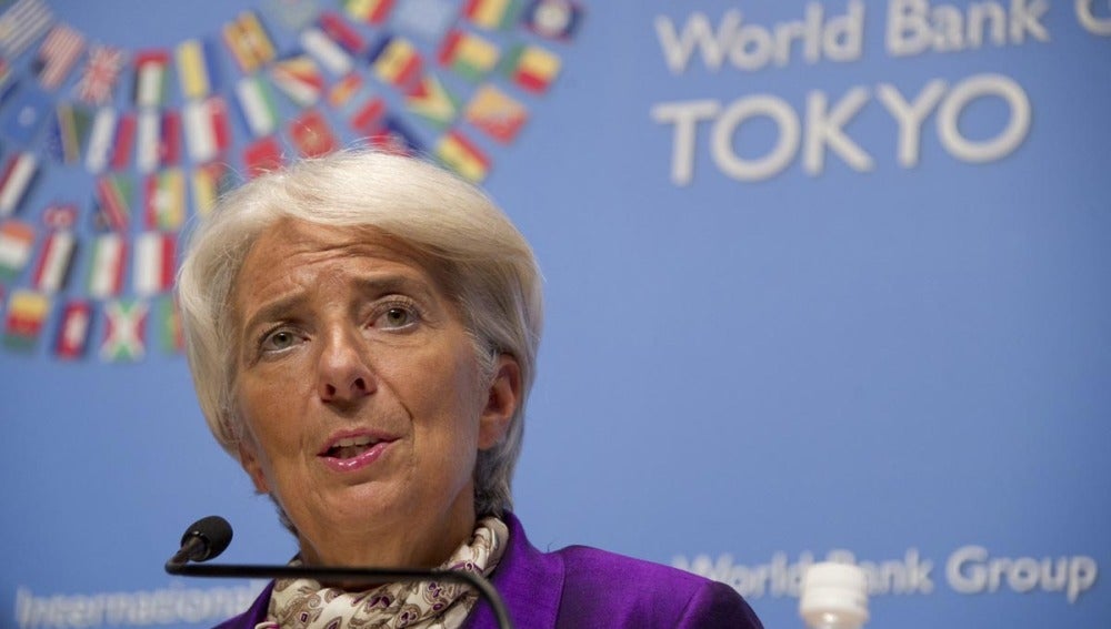 La directora ejecutiva del FMI, Christine Lagarde