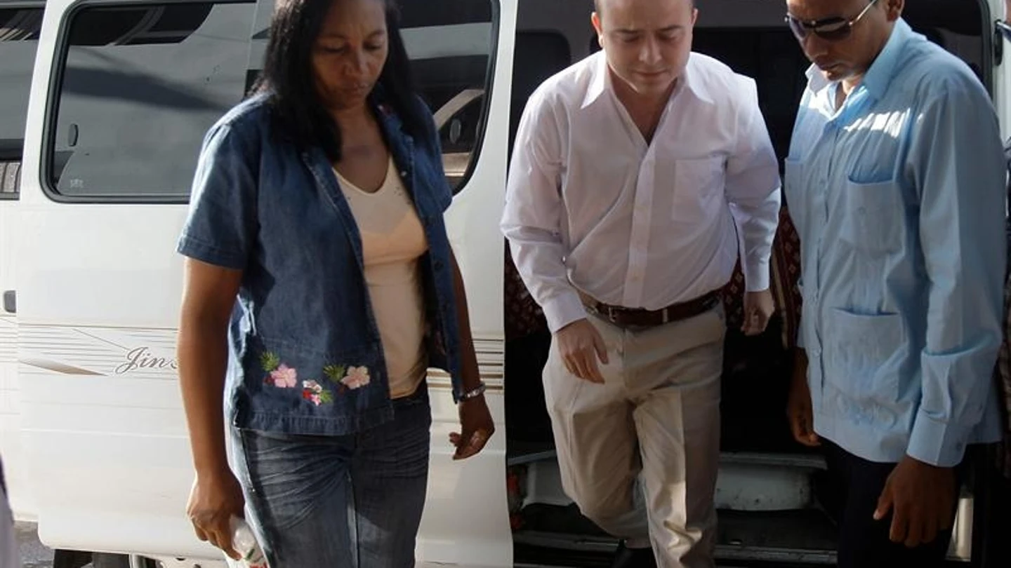 Ángel Carromero llegando al tribunal el 5 de octubre Ángel Carromero llegando al tribunal el 5 de octubre