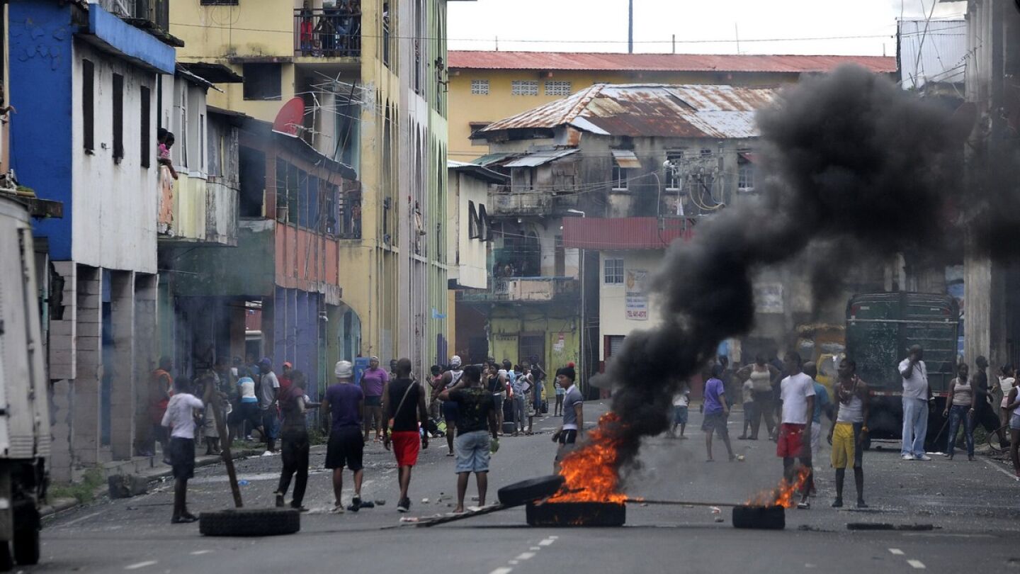 Disturbios de Panam&aacute;