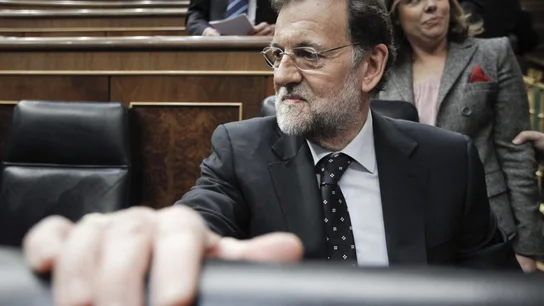 Mariano Rajoy en el Senado Mariano Rajoy en el Senado